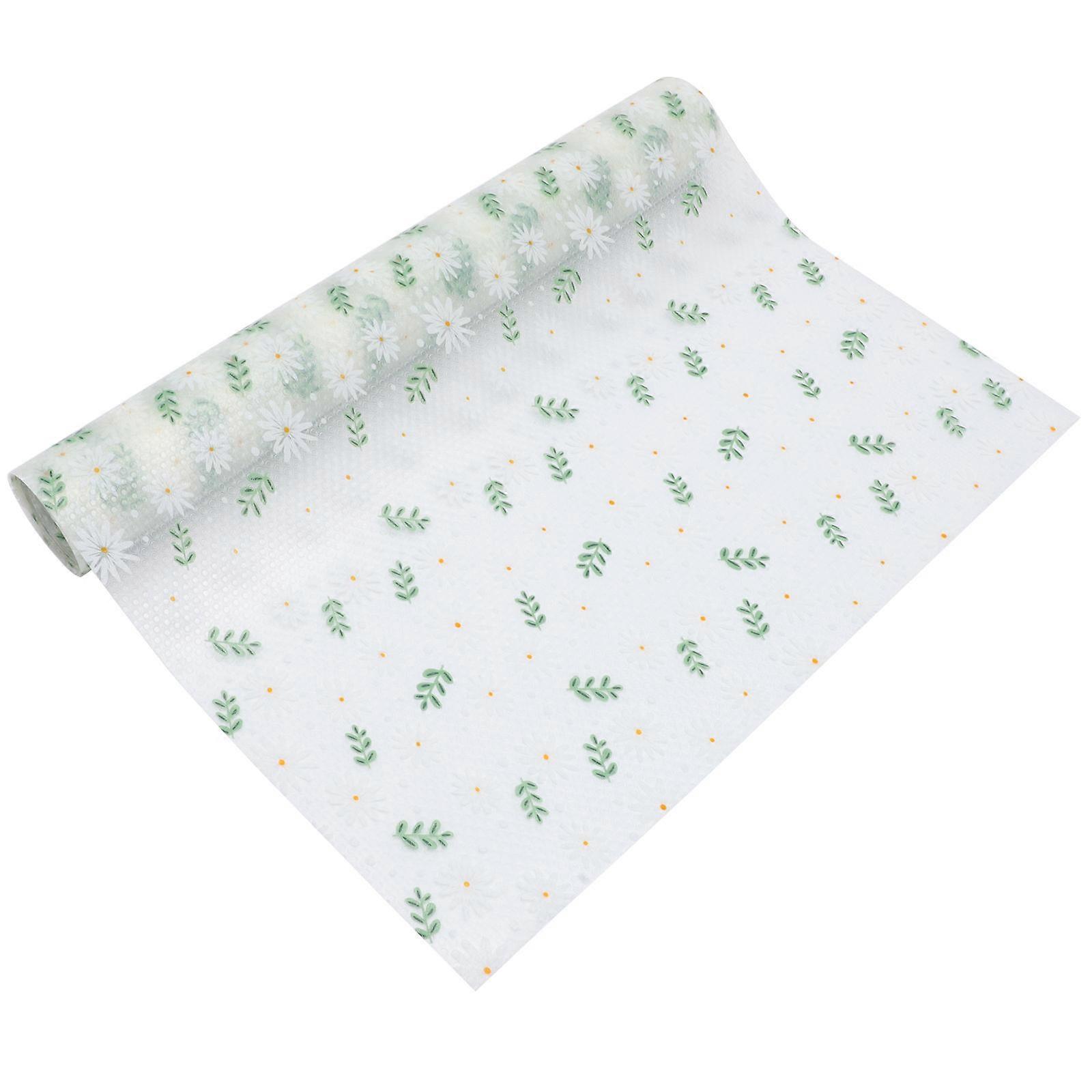 Decorative Waterproof Drawer Liner 1 Roll Simple Design Mat For Kitchen Use Protects Drawers From Damage