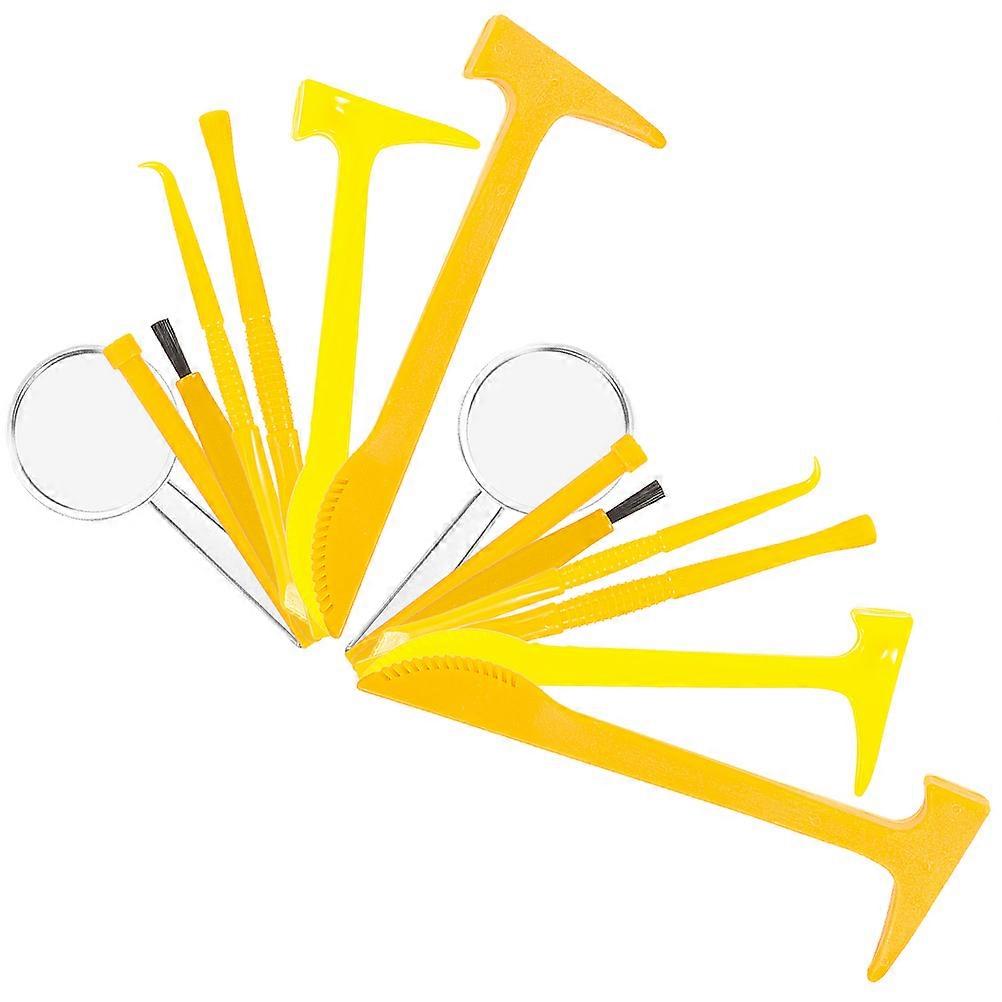 Interactive Digging Kit For Children Including Hammer And Brush Designed For Birthday And Christmas 2 Sets