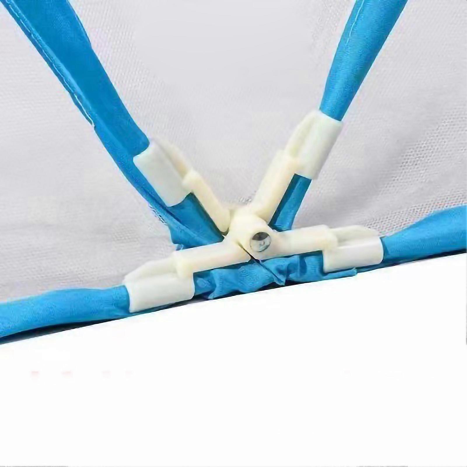 Installation Free Foldable Mosquito Net Bottomless Mosquito Net Easy Storage Mosquito Net for Student Dormitory Blue 190 X 135cm / 74.8 X 53.1in