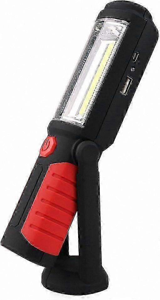 Magnetic Rechargeable LED Work Light with COB Technology for Camping, Workshop, and Emergency Use