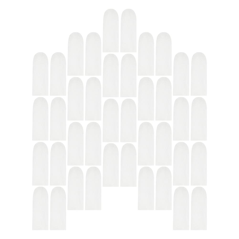 White Cotton Finger Protective Sleeves for Hotel Use Lightweight and Breathable Fit Various Finger Sizes 200pcs