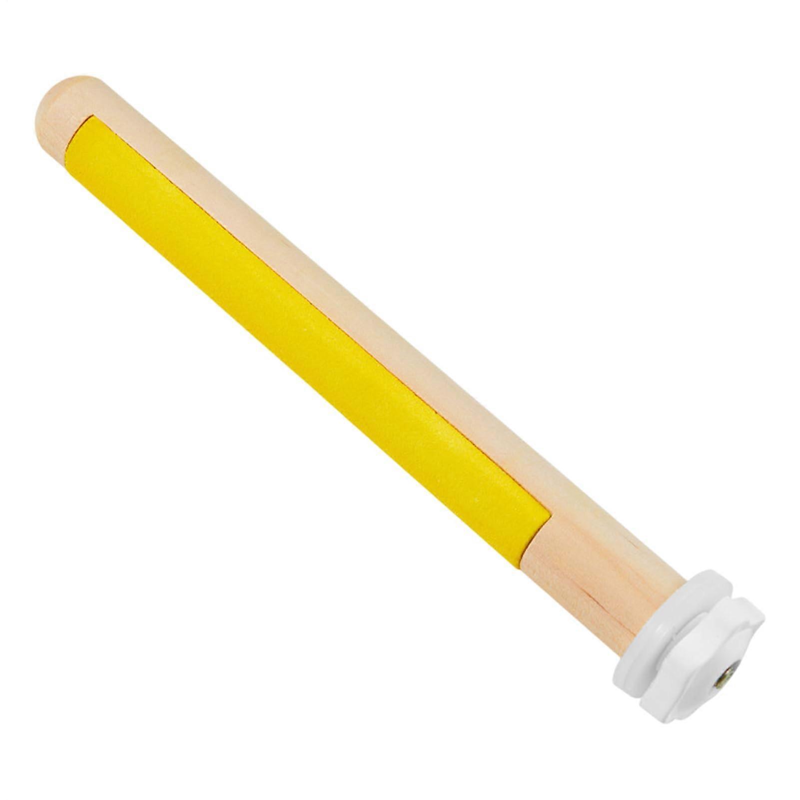 Holder for bird perch, perches for parrots, stable, natural, CLAPPING POST TOY for CAC yellow B