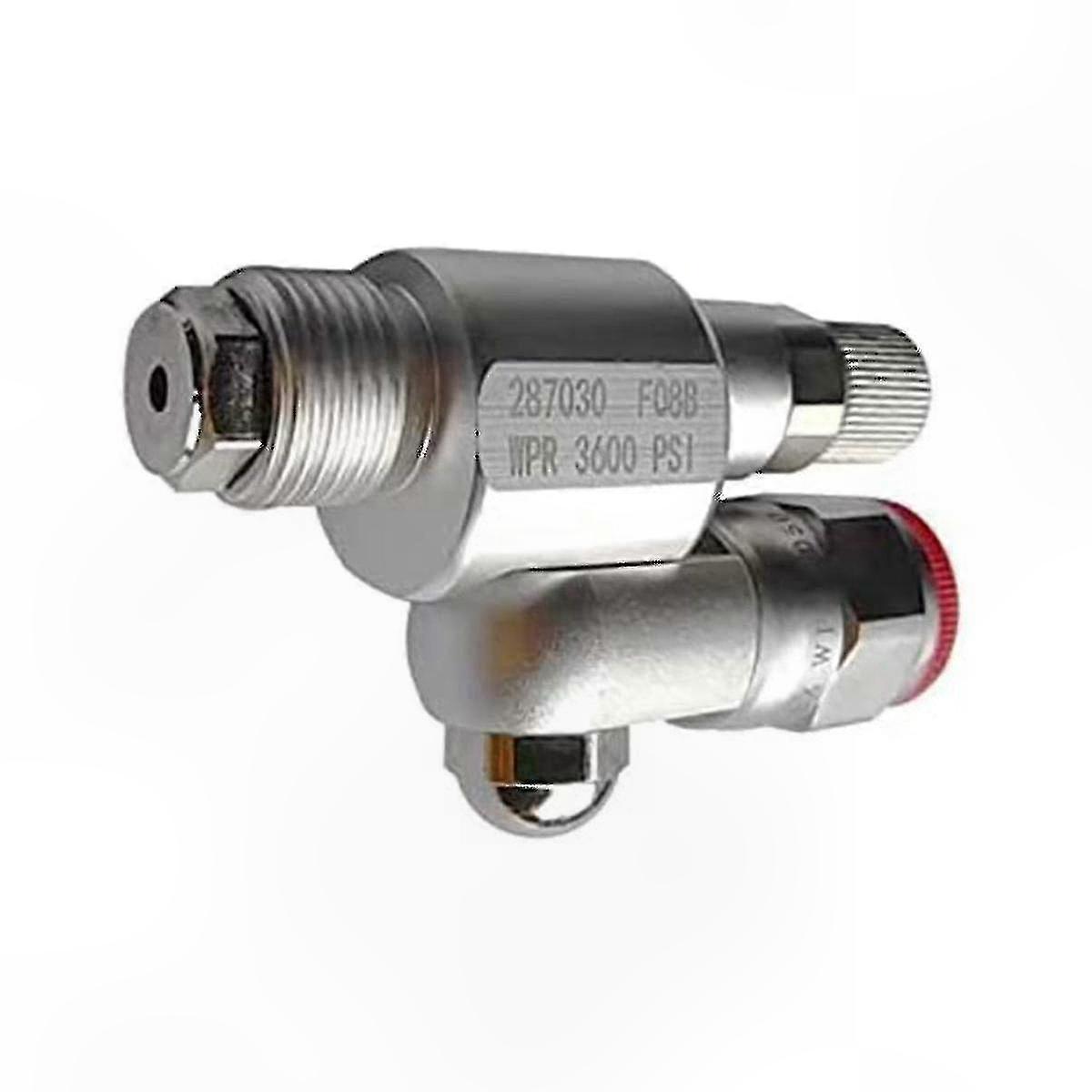 Airless Paint Spray Extension with Shut-off Valve and Anti-spitting Feature for Pressure Control