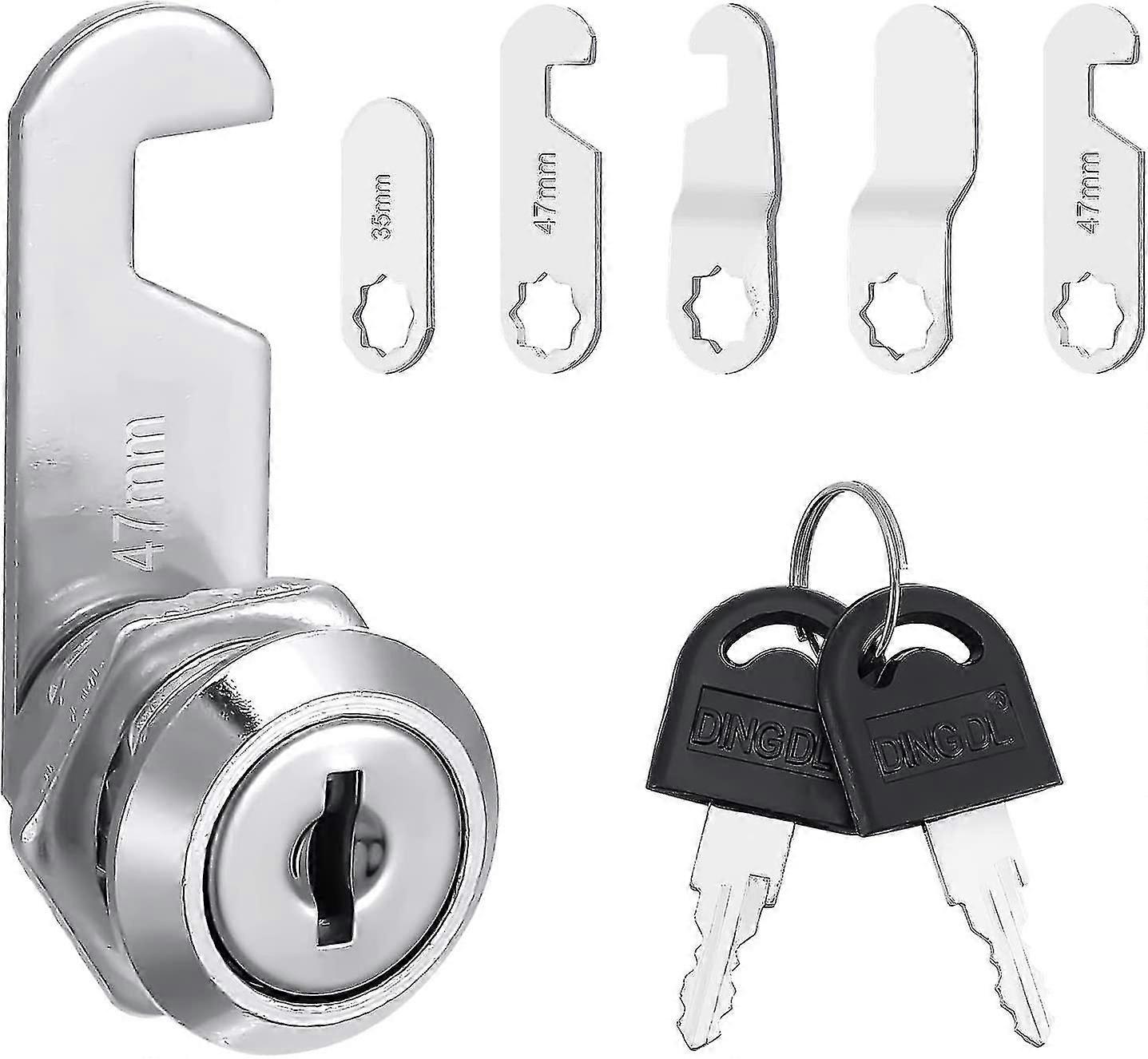 Letterbox Lock 16 Mm Comes With 5 Different Lock Plates Cabinet Lock Drawer Lock For Mailboxes, Cabinet Doors, Furniture - JXLGV