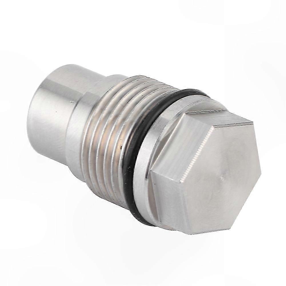 Performance Fuel Rail Plug for 6.7L Engines with Pressure Relief Valve Compatibility