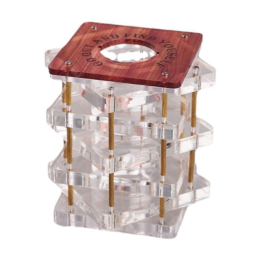 Portables Acrylic Camping Light Shade Transparency Hanging Light Covers for Various Weather Conditions Ref: 1808
