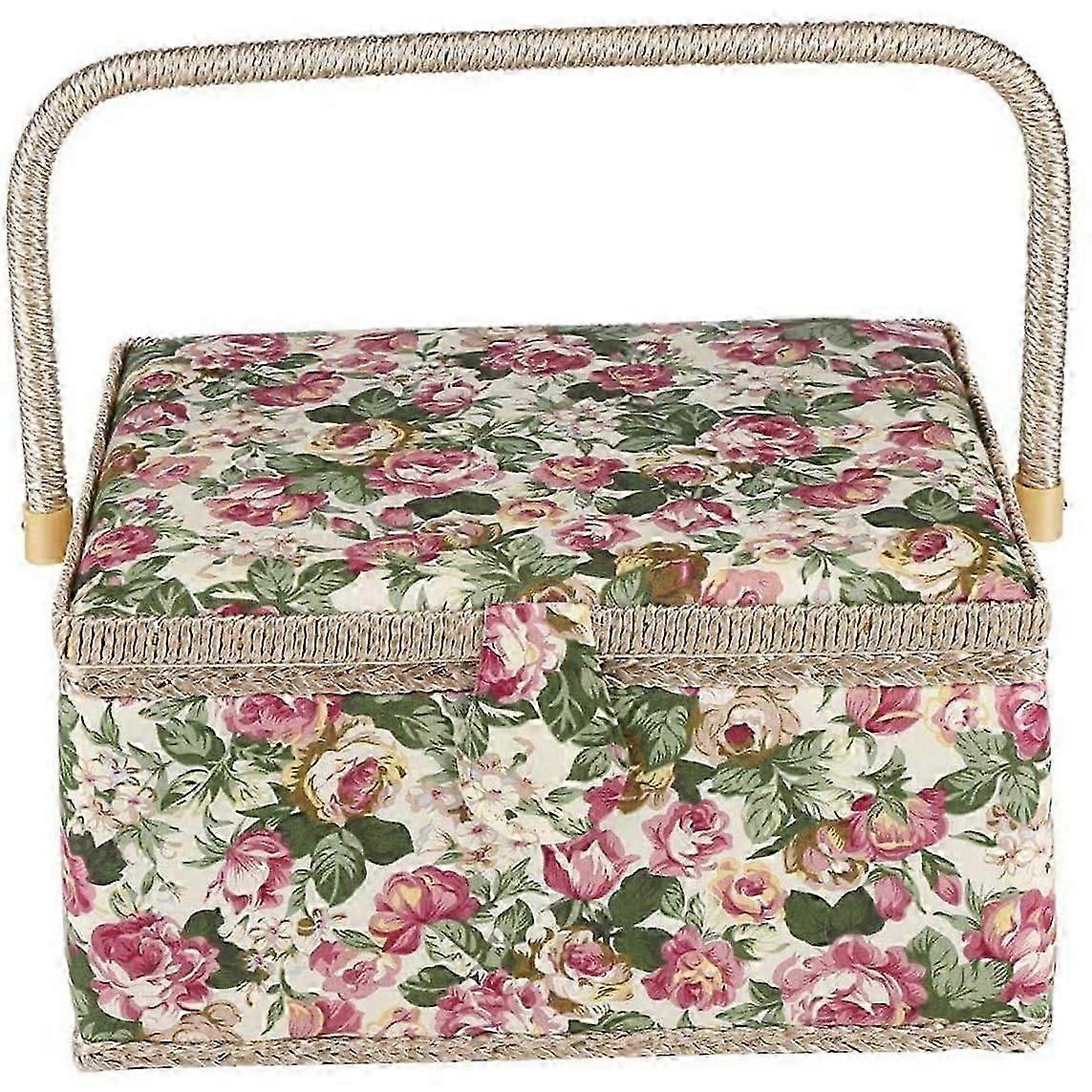 Extra Large Sewing Box Organiser, Vintage Sewing Kit Box, Sewing Basket Kit