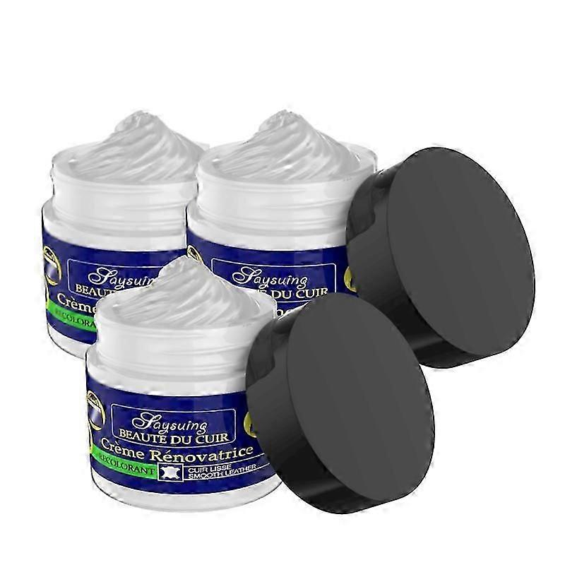 3pcs Leather Conditioner Color Restorer Leather Repair Kits for Furniture Sofa, Purse, Shoes, Car Seats, Repair Leather Color on Faded & Scratched Lea