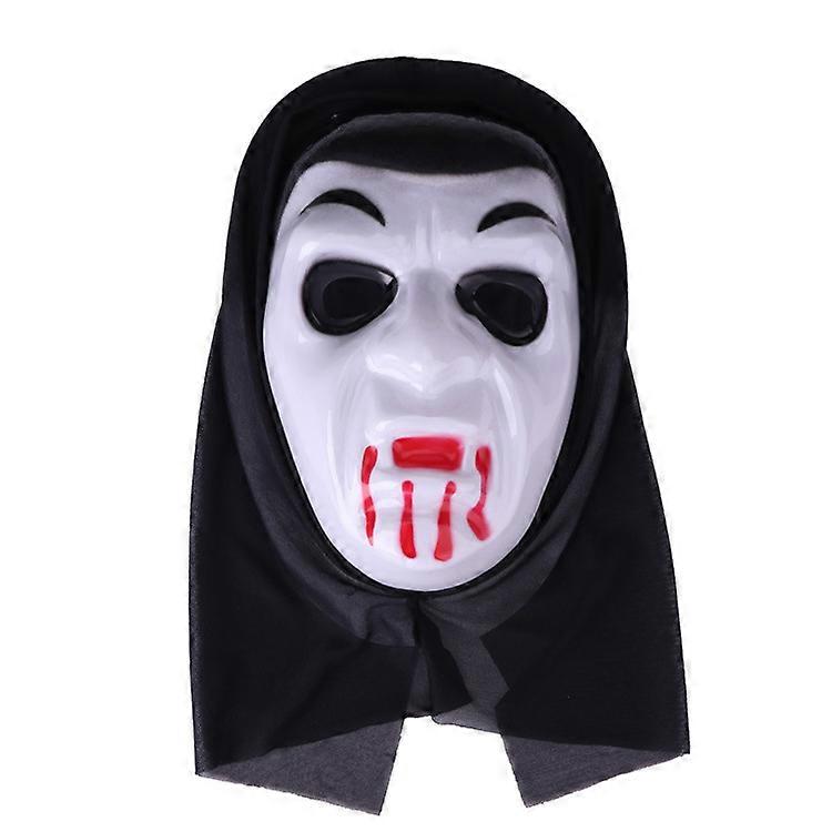 Adult and children's masks, Halloween party horror masks single piece horror ghost mask ghost face ghost festival mask B
