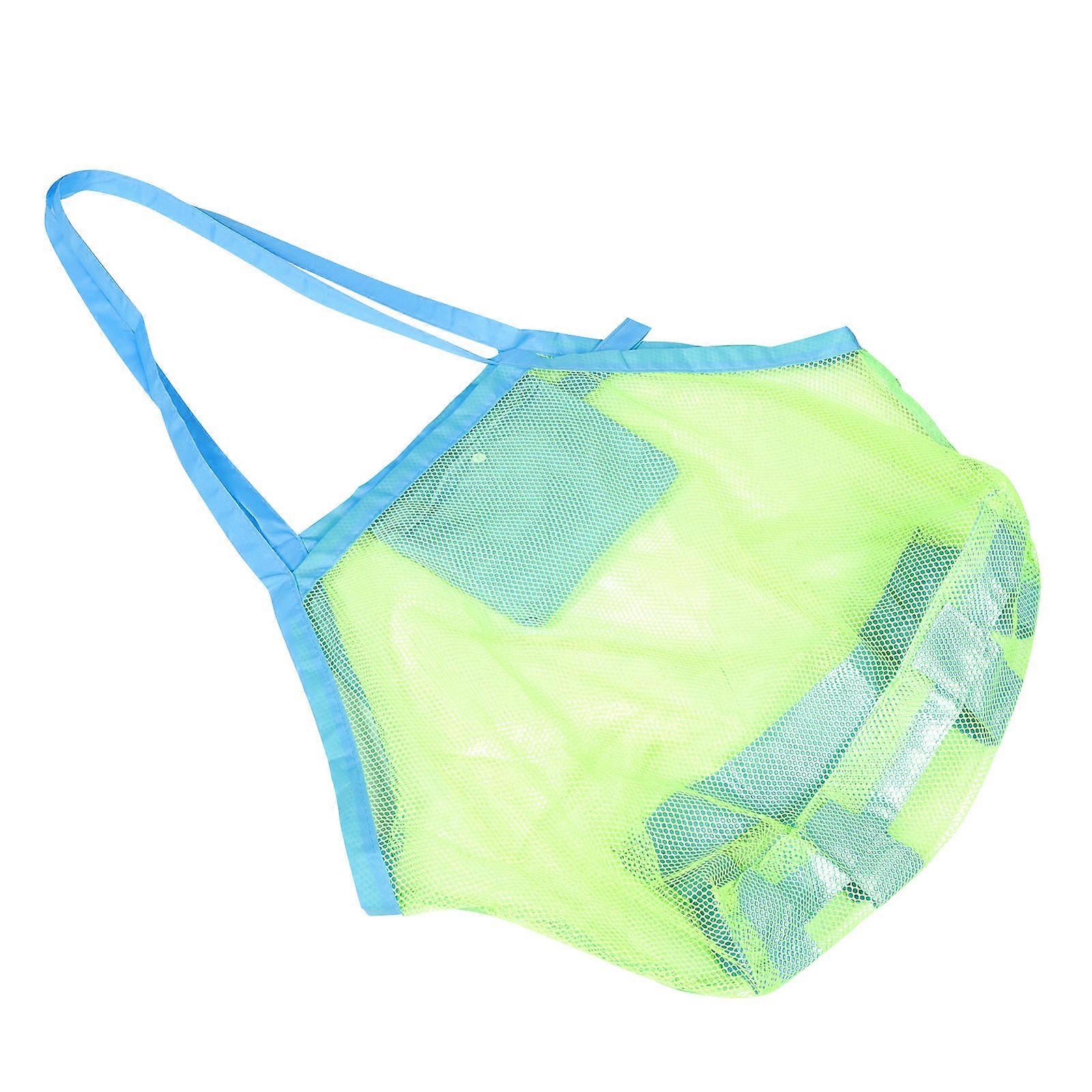 Large Mesh Beach Storage Bag for Towels, Swim Gear & Playthings – Portable Organizer for Beach Trips and Outdoor Activities
