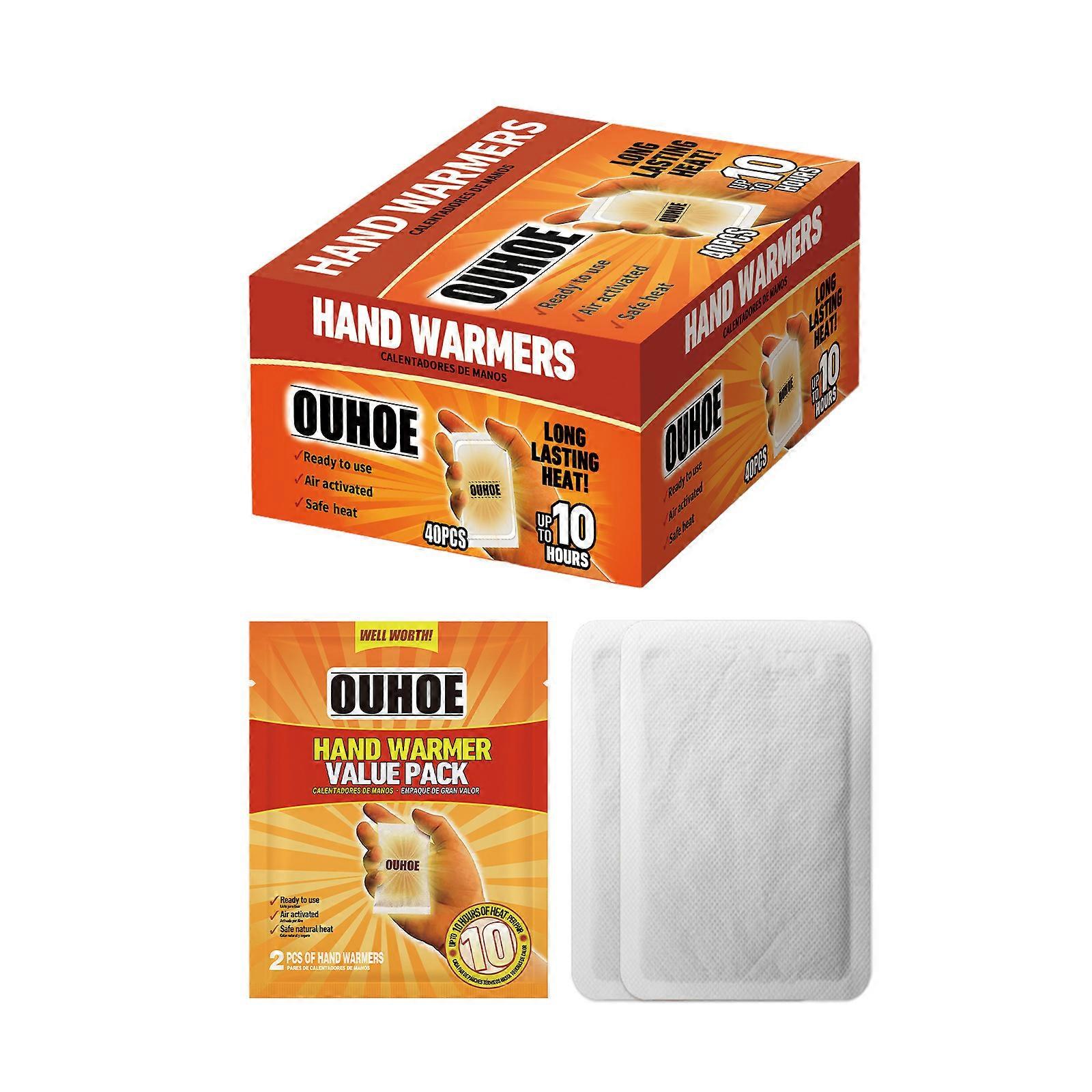 10-30 Pack Hand Warmers, Pocket Hand Warmers - 8 Hours of Warmth for Hiking/Camping and Skating
