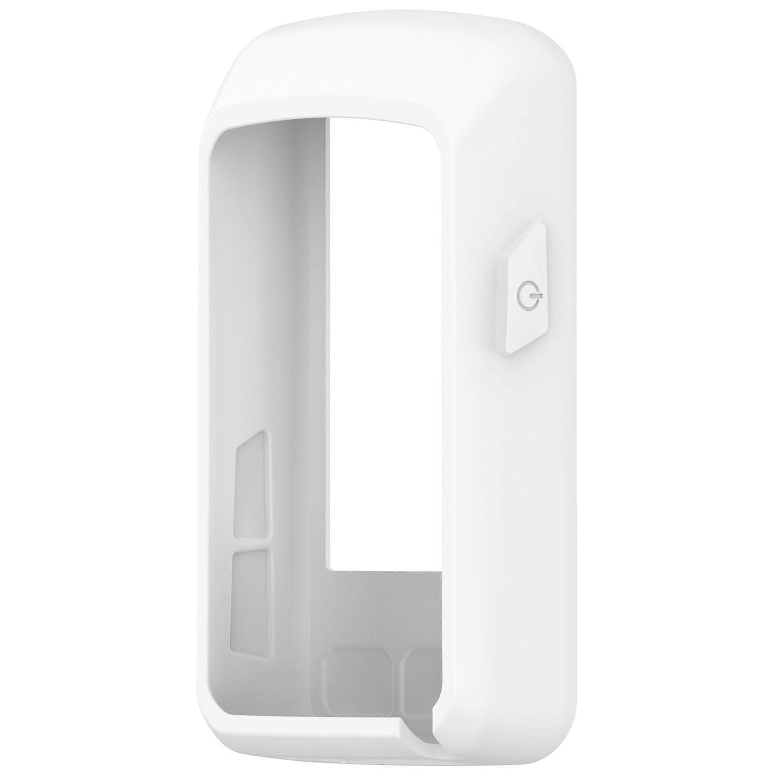 Tear Resistant Silicone Cycling Accessory Cover Encasement Guard Shockproof Design Easy Mount For Cycle Computer Devices  White