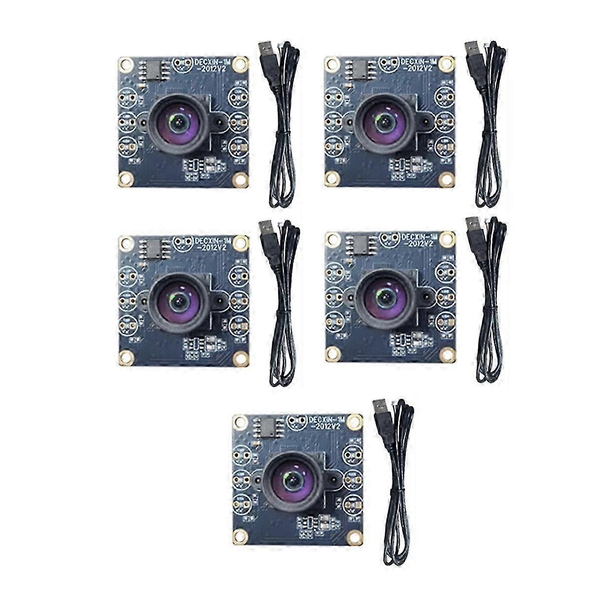 5PCS USB Camera Module 100° OV9732 720P with 3 Meter Cable