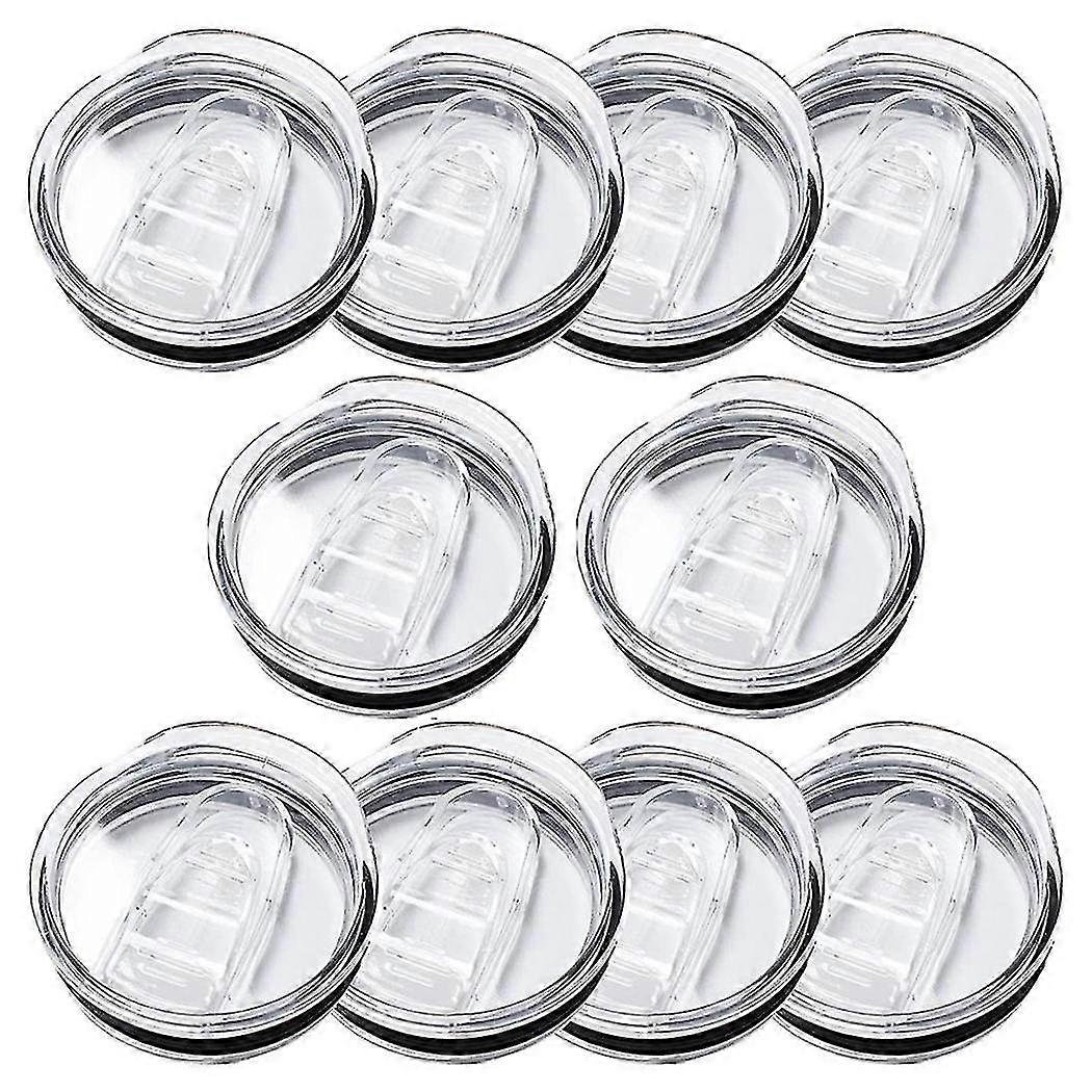 Skinny Replacement Lids 10 Pack, Plastic Splash Resistant Lids Cove...