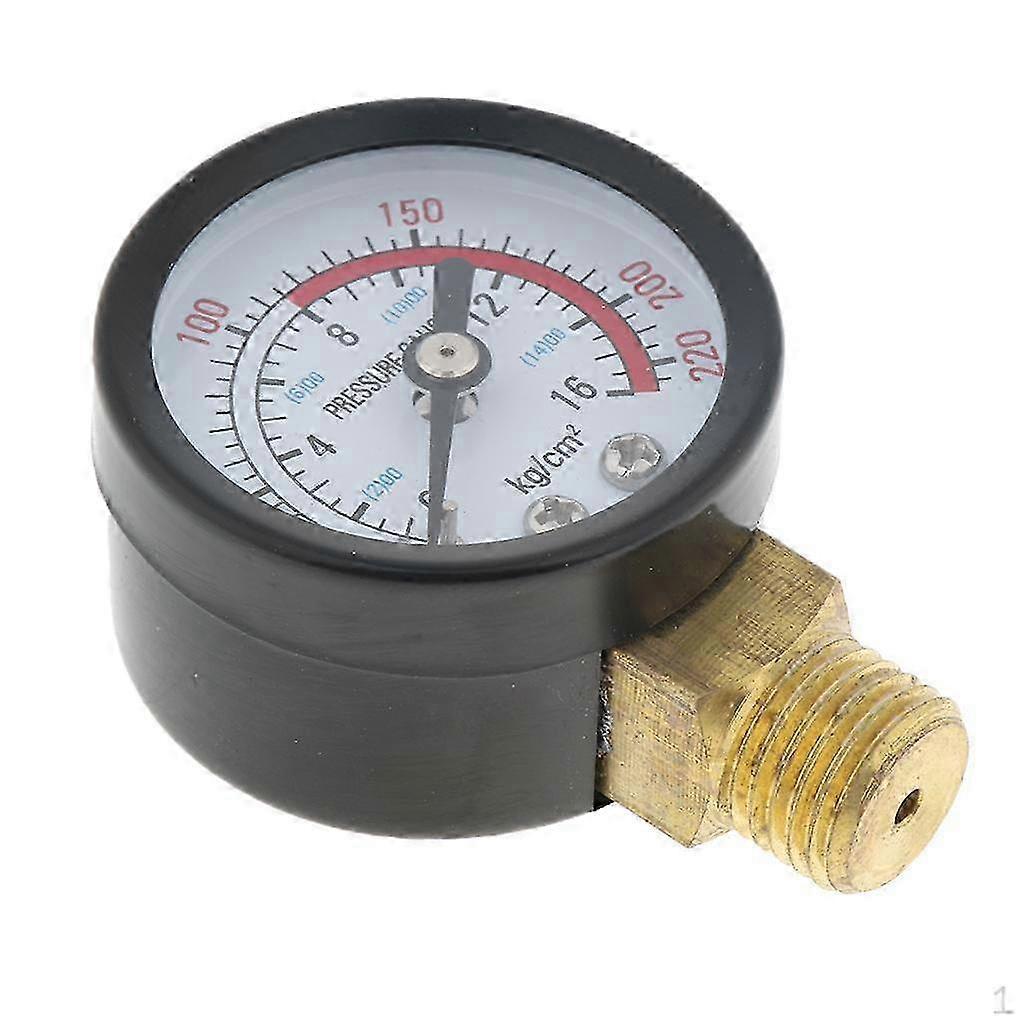 2025 Liquid Filled Pressure - Display Meter 0-220Psi & 0-1