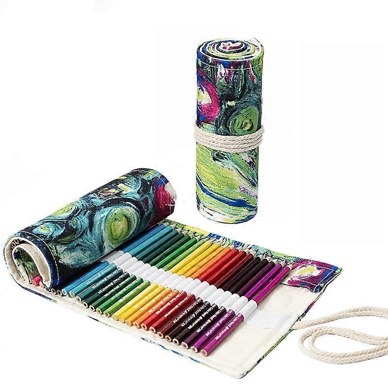Canvas Pen Curtain 12 Holes