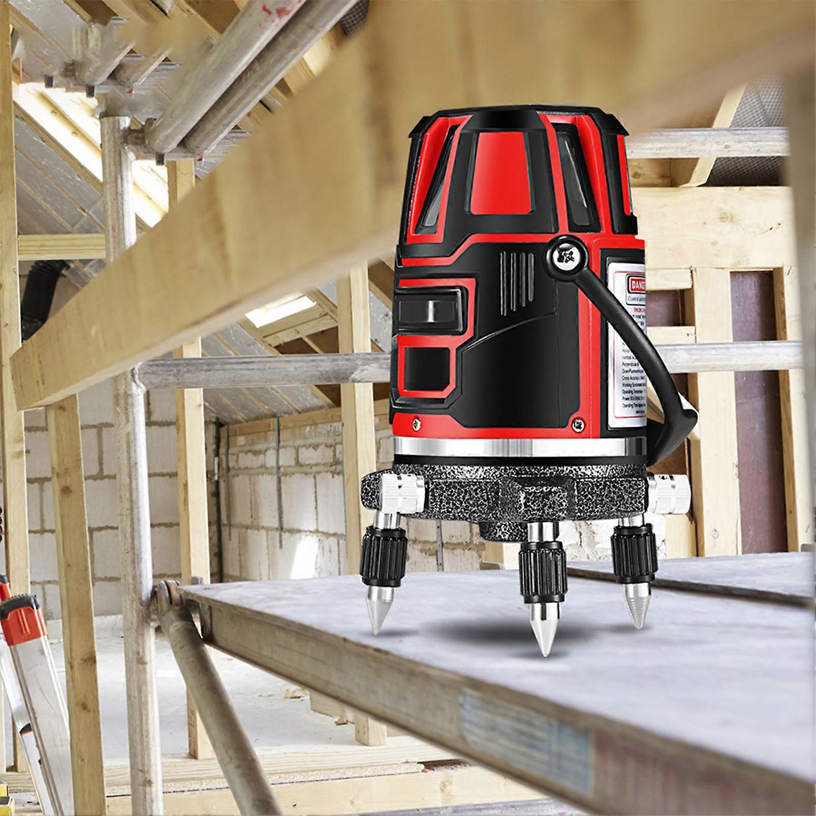 Laser Line Leveler 5 Lines Self-Leveling ±1mm Accuracy 2000mAh