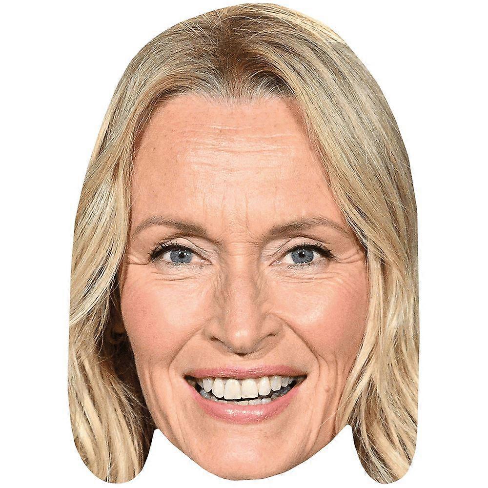 Estelle Lefebure (Smile) Celebrity Mask, Flat Card Face