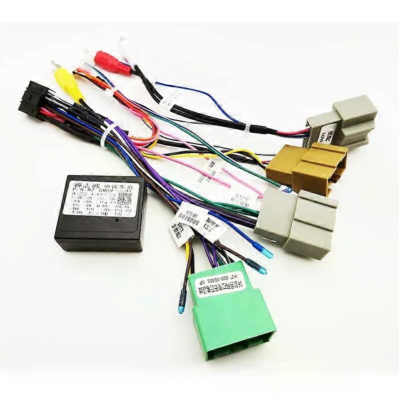 CAN Bus Decoder Harness Adapter 16 Pin Plug Connector Car Android Wiring Cable for Chevrolet Trax Onix Cruze Tracker Encore