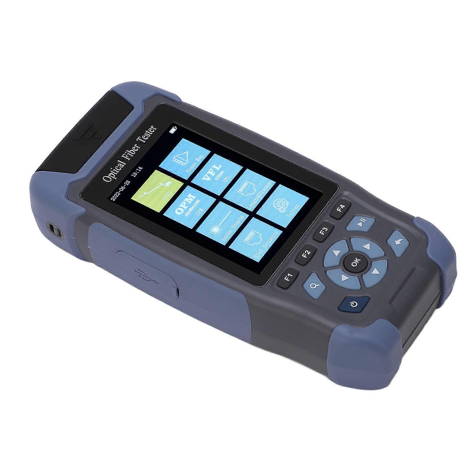 AUA900A 9-in-1 OTDR Fiber Tester 3.5in Color Display 4000mAh