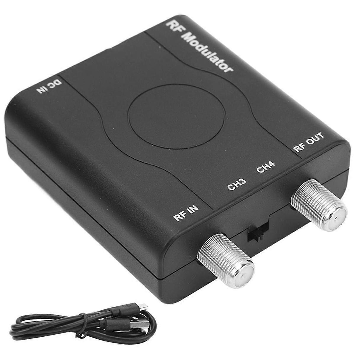 -Compatible Modulator Adapter, Modulator Coaxial Converter, HD Multimedia Interface to Modulator NTSC