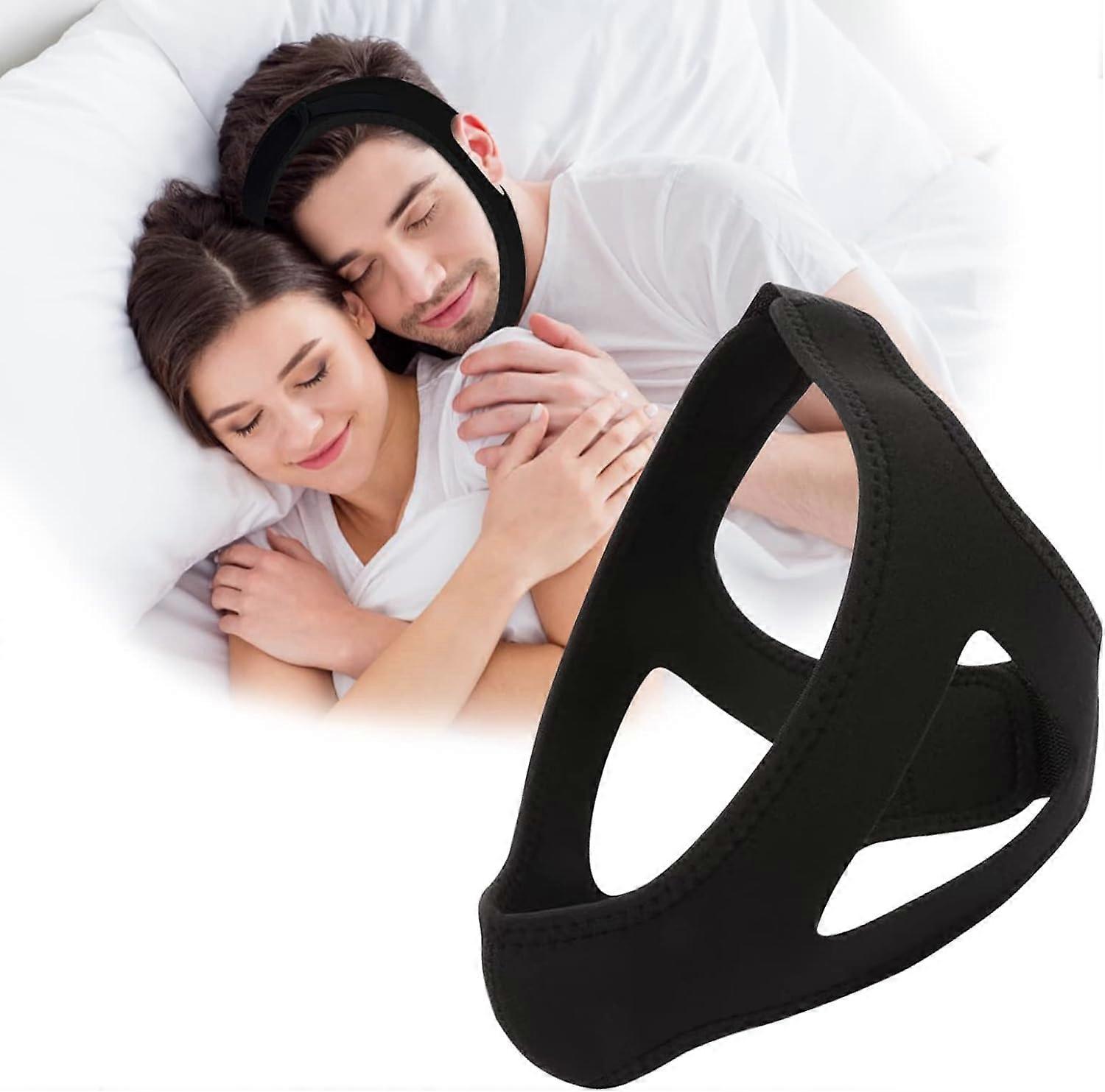 Anti Snoring Device Adjustable NonSlip Chin Strap For Snoring Reduction Stop Snoring