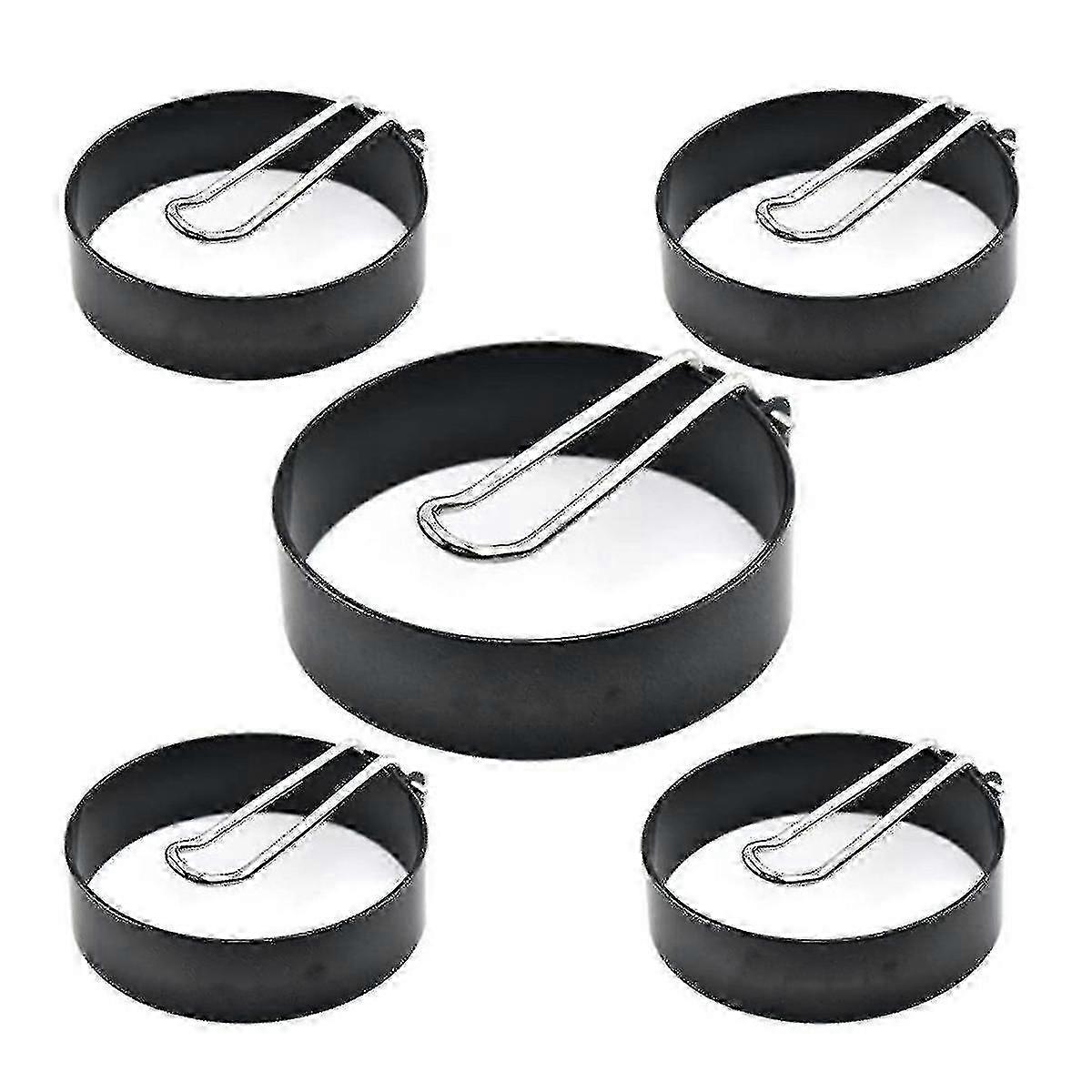 2025 5 Pack Non-stick Egg Rings For Griddle,frying Egg Maker Molds