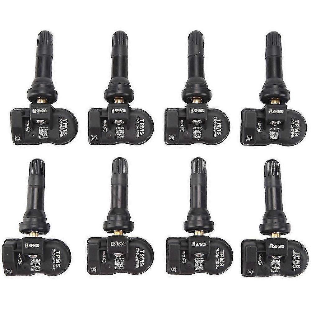 Autel-Compatible Universal Programmable TPMS Sensor Kit, 8-Piece Set for 315MHz & 433MHz
