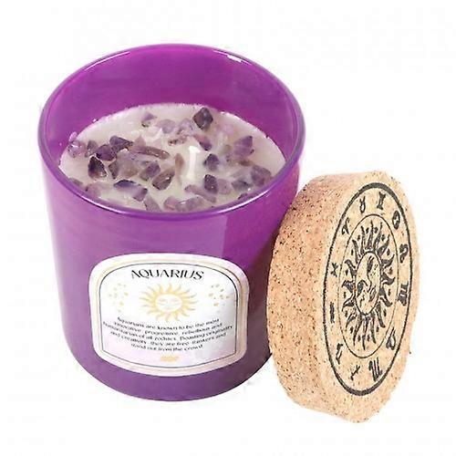 Something Different Aquarius Bergamot & Mandarin Amethyst Scented Candle