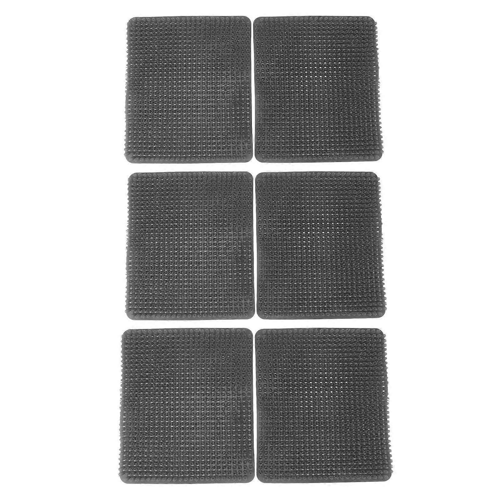 6 Pcs Chicken Nesting Box Pads PE Chicken Nesting Pads for Coop Chicken Egg Laying Accessory Grey