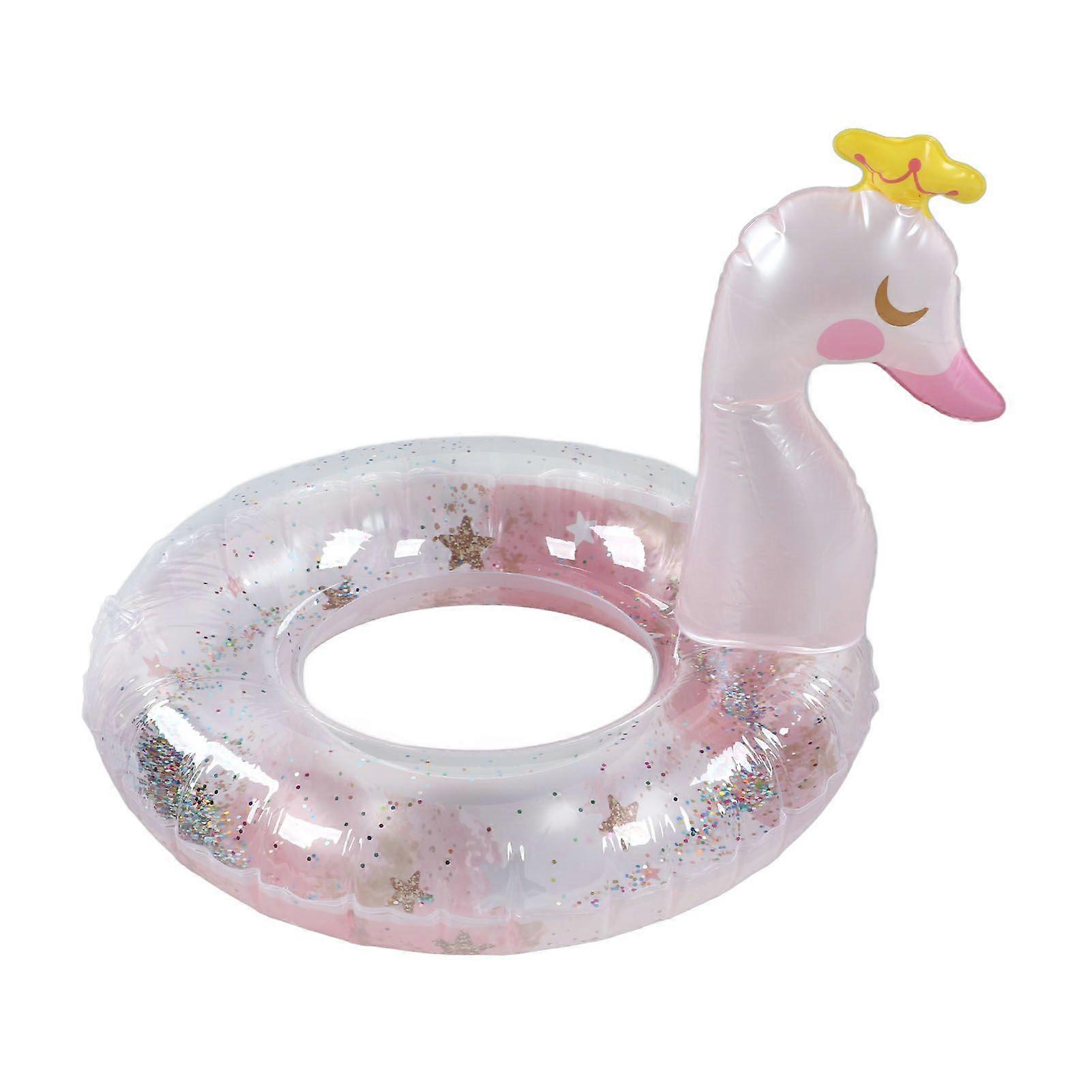 inflatable swimming ring with sequins thickened pvc kids pool float tube summer beach toy