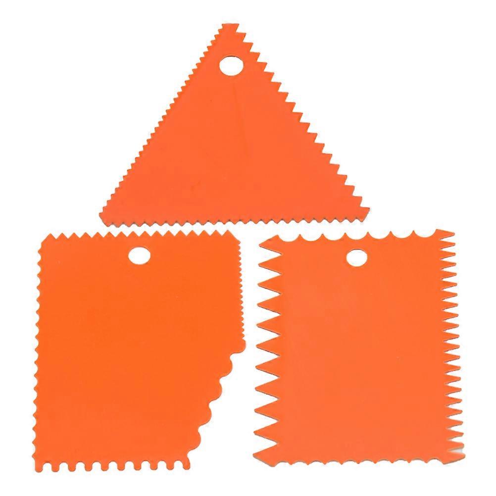 Store Cake 3Pcs Sawtooth Cream for Home Use