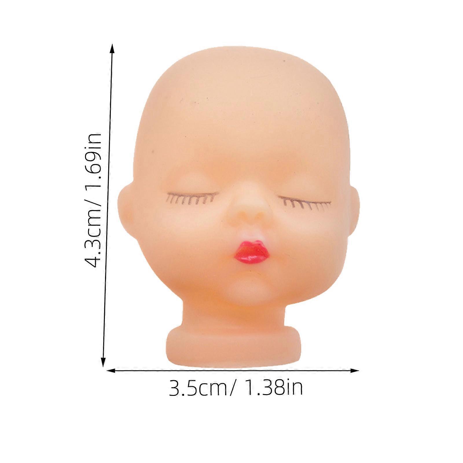 Keychain DIY Accessory Doll Head for Decoration 40Pcs Doll Heads