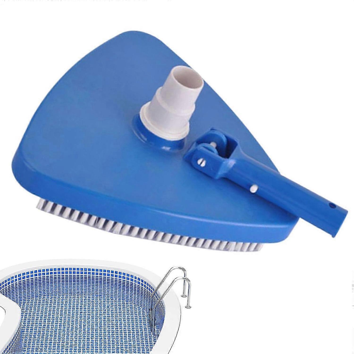 Pool vacuum head, weighted swimming pool vacuum head, triangular manual pool brush