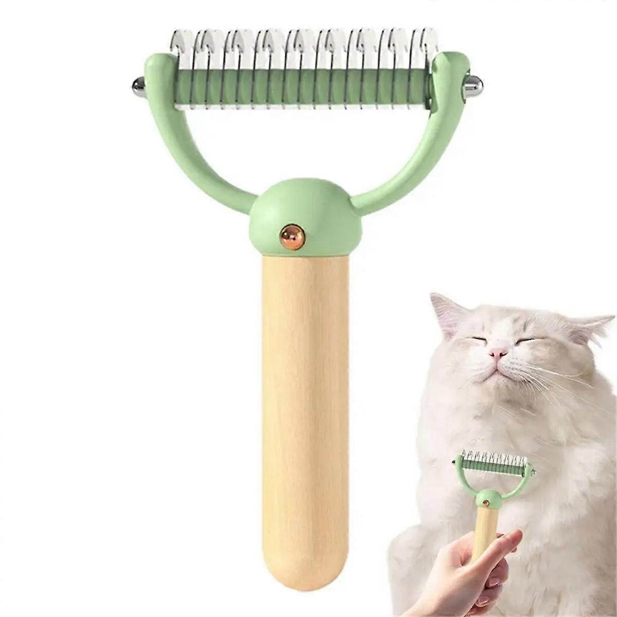 Undercoat Rake Brush Dematting Cat Combs For Long Haired Cats A