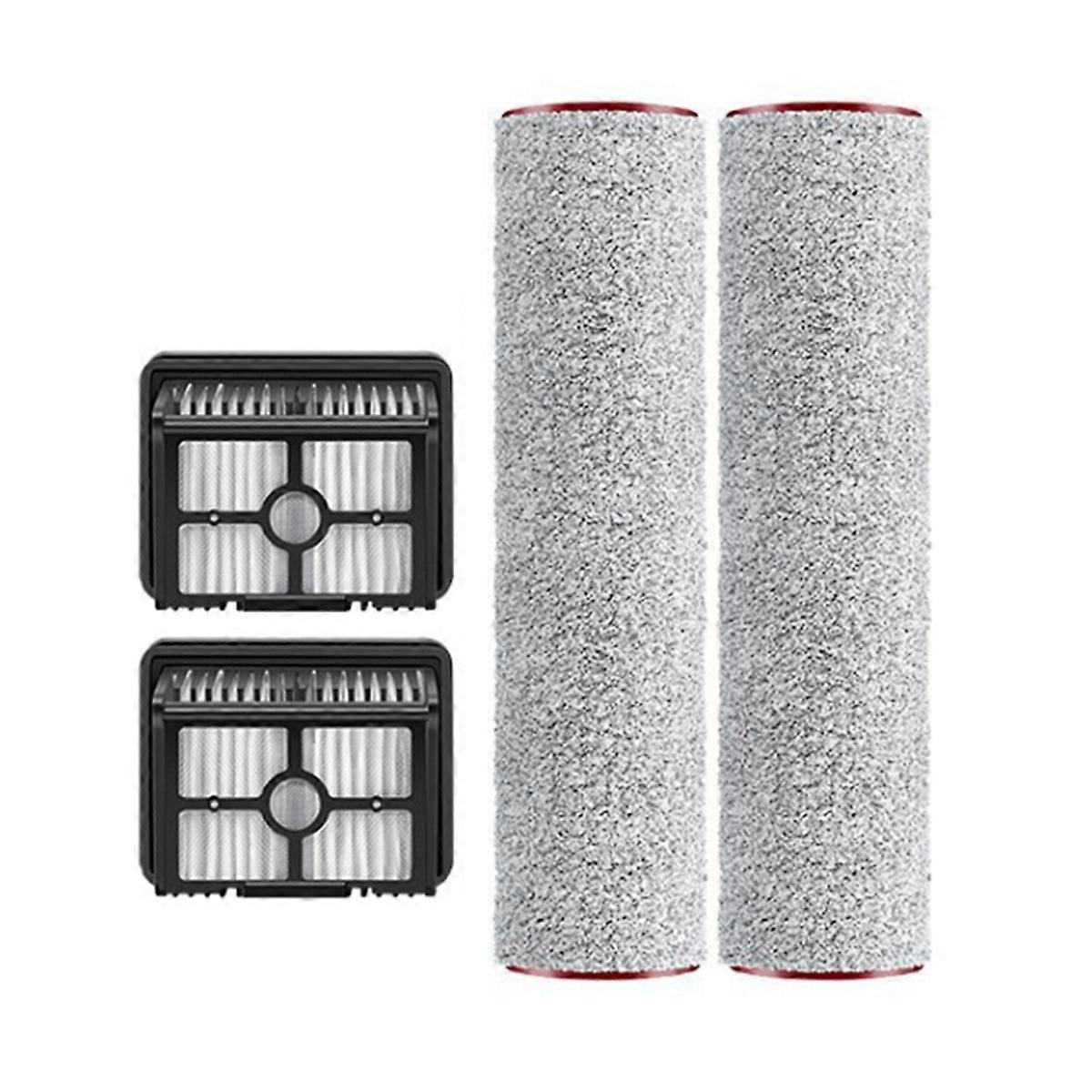 Roller Brush and Hepa Filter for T50 Ultra/T50 Floor Scrubber Accessories Replacement Roller Brush Set