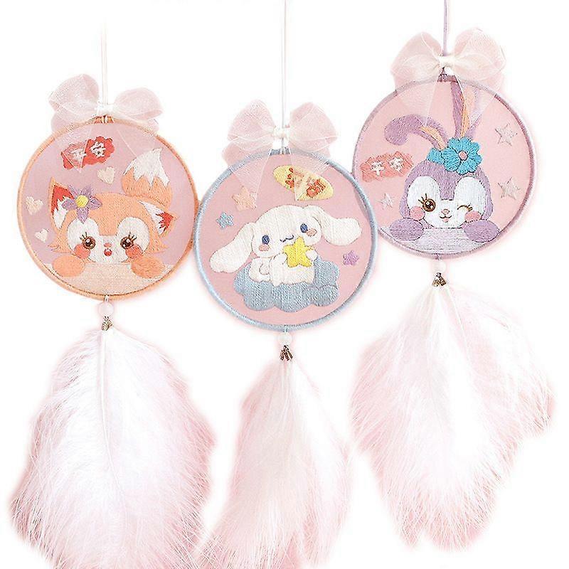 Embroidery handmade diy material bag(#3)