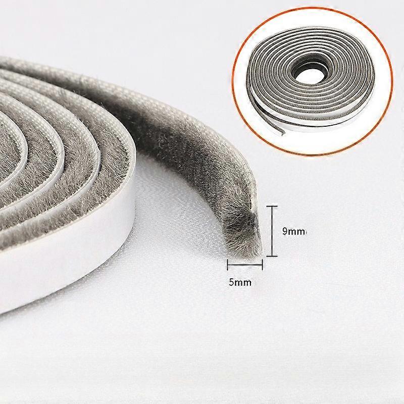 5m Self-Adhesive Windproof Seal Strip, Suitable for Windows and Doors with Backing Tape, Card Slot Sealant