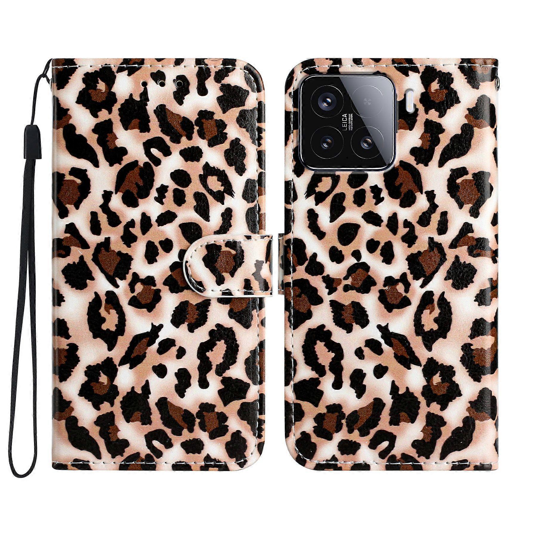 For Xiaomi 15T Wallet Case Printed Pattern PU Leather Stand Phone Cover with Strap