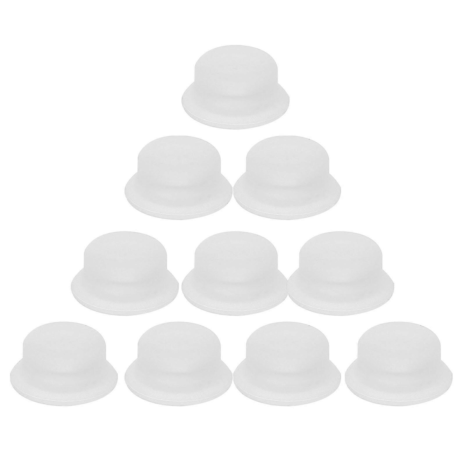 10pcs Silicone Pressure Cooker Float Valve Gaskets High Temp Resistant Replacement Seals for Multiple Brands Enhanced Pot Safety & 1.40X1.40X0.70C