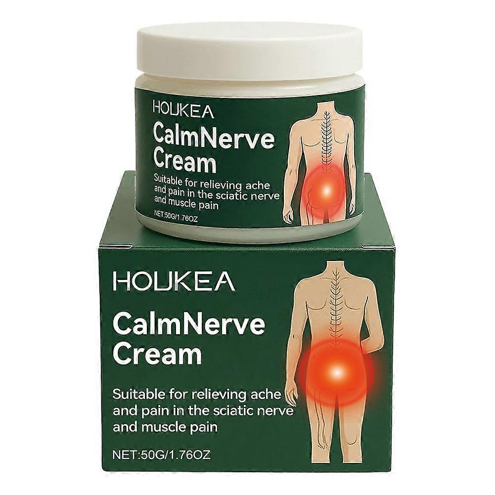 Natural Sciatica Pain Relief Cream 50g Fast-Absorbing Non-Greasy Formula for Joint Muscle Arthritis Soreness