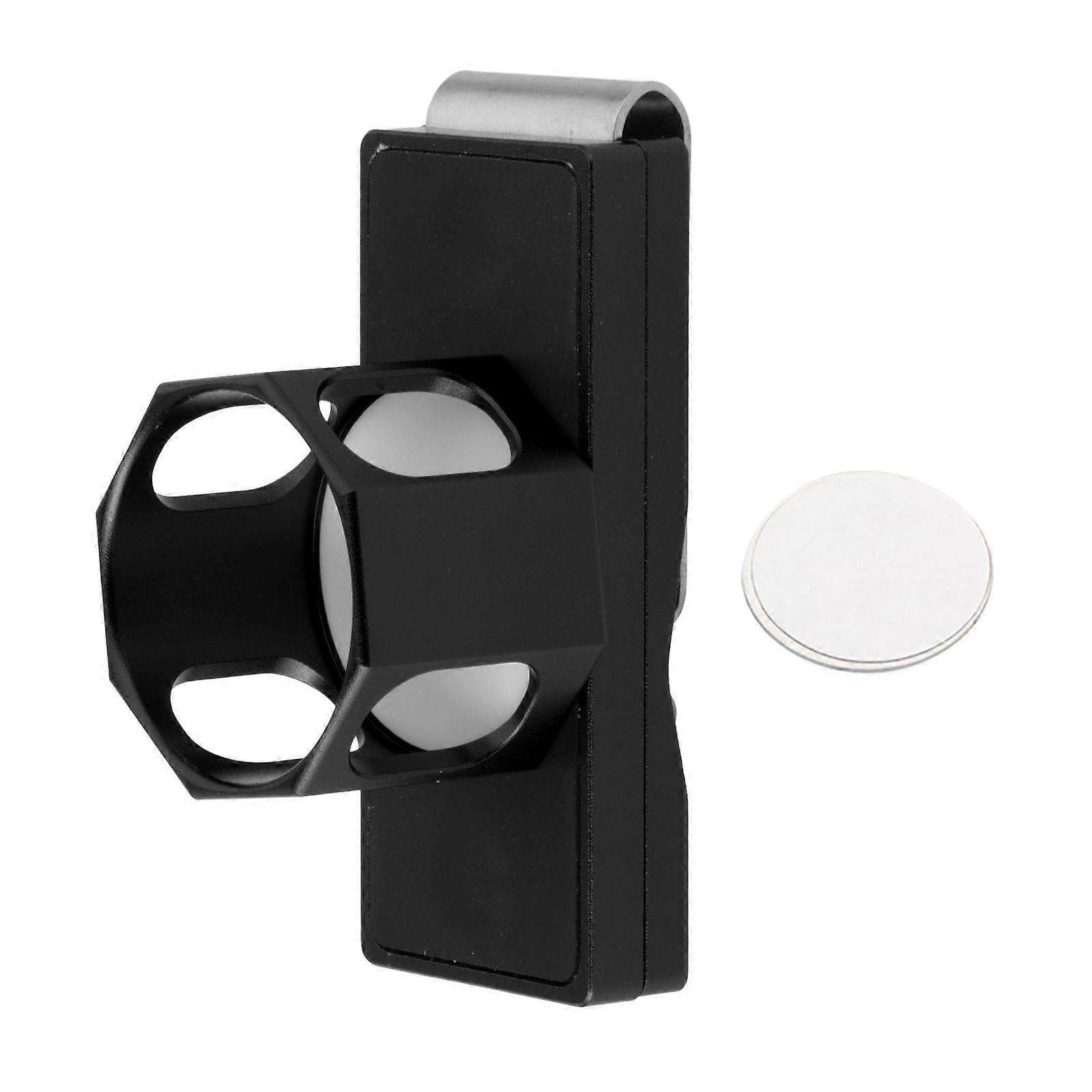 Porte-craie octogonal pour queue de billard, noir
