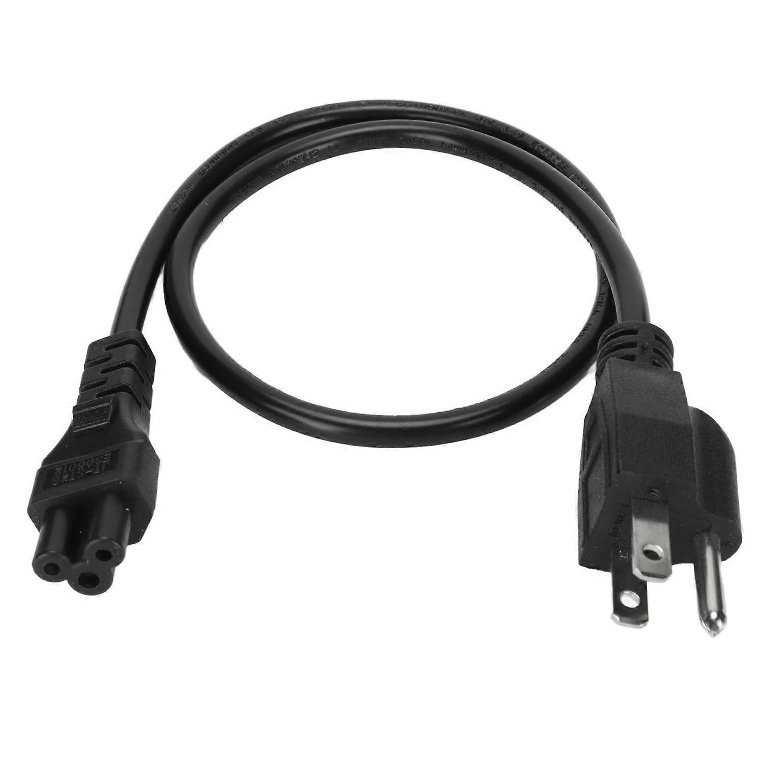Feature:
1. Interface Type: Nema 5‑15P male to IEC320 C5 female. 0.6m laptop power cord.
2. Replacem