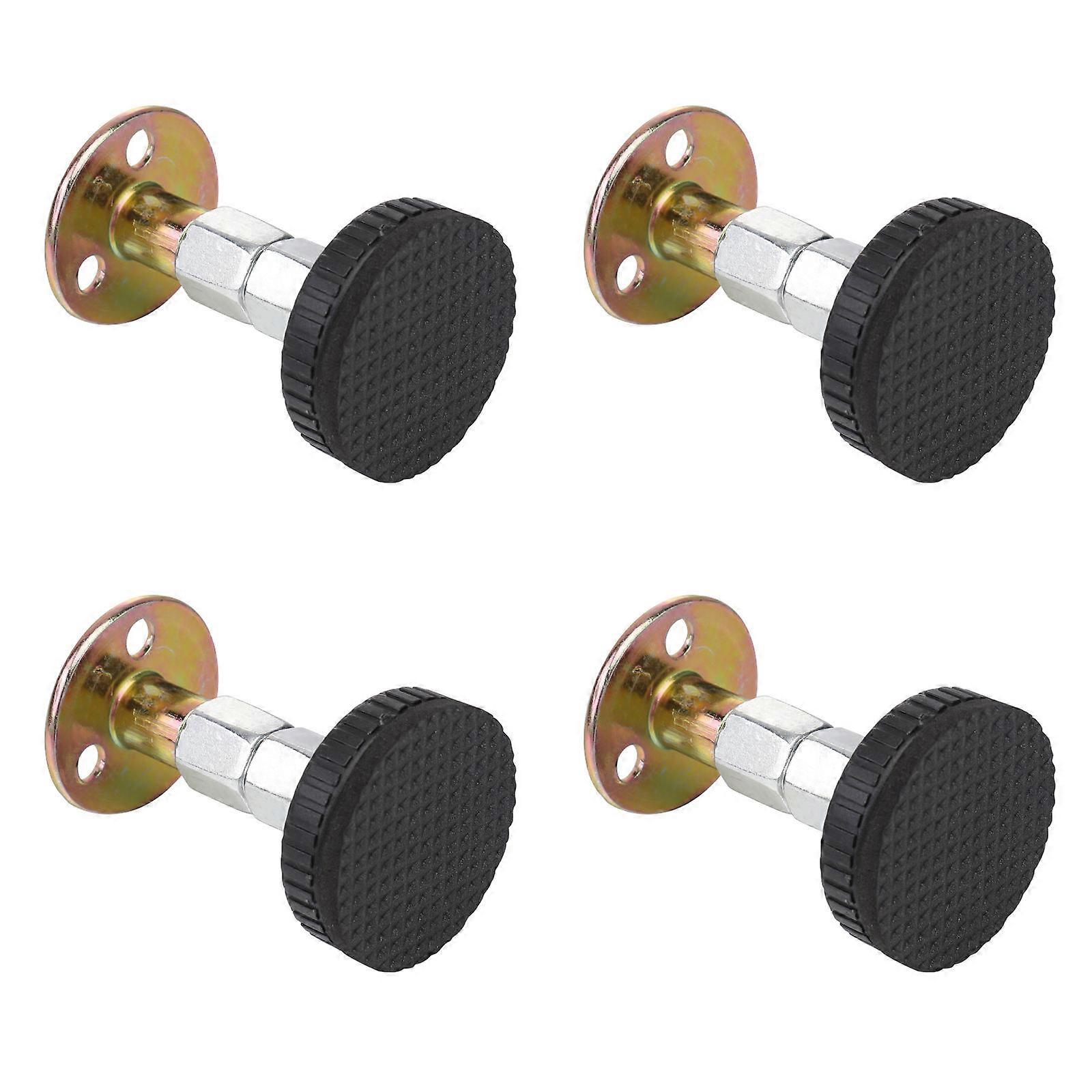 Bedside Fixator 4Pcs Stainless Steel Adjustable Support Props For Furniture Stabilization With Noise Reduction 6.5X4CM