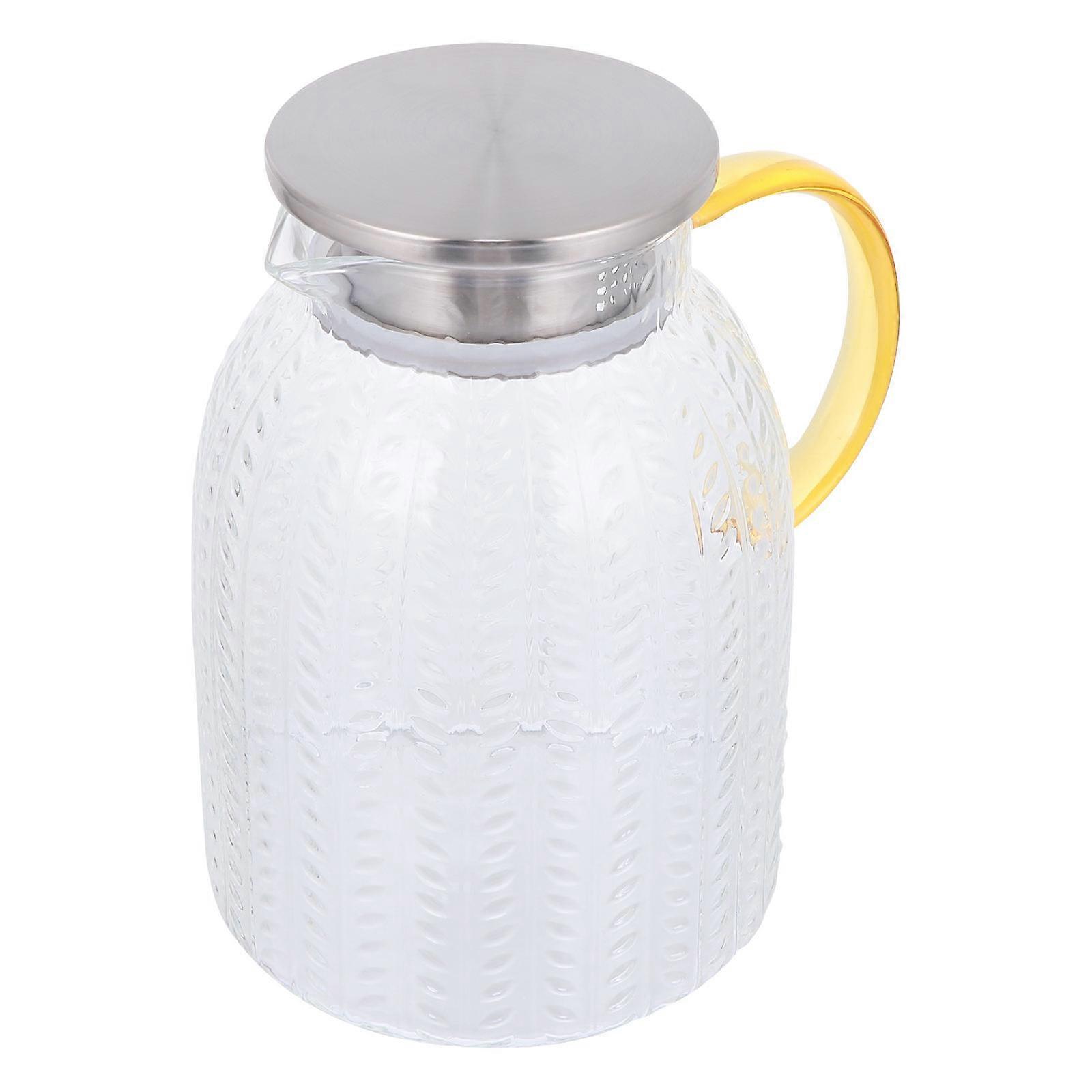 Water Kettle Glass Pitcher for Home Use 2Pcs Large Capacity 1800ml