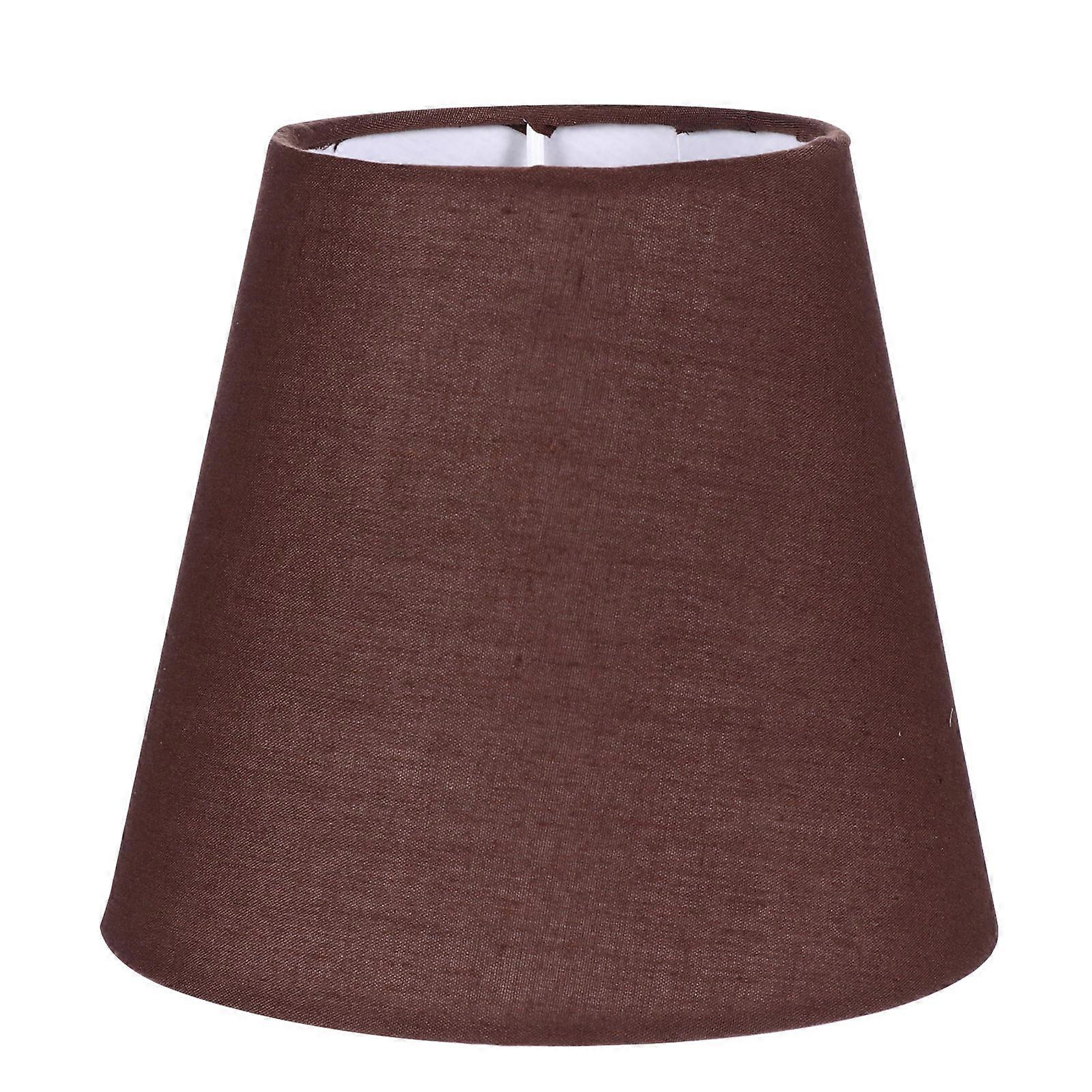 2Pcs Cloth Lamp Cover for Wall Lamp Coffee Color Durable Use