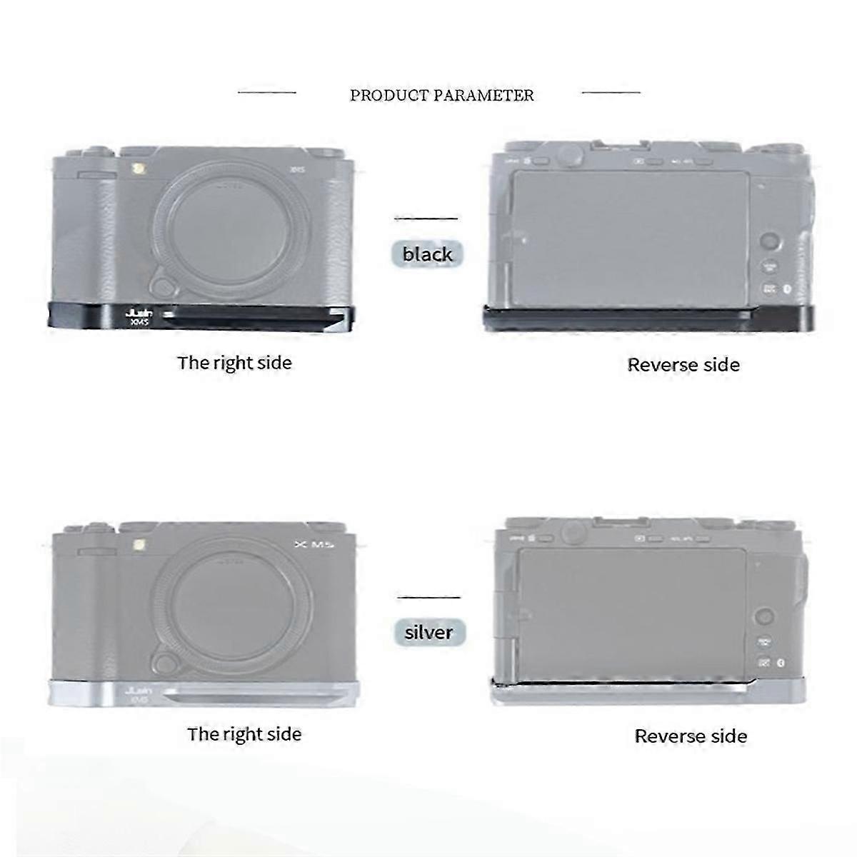 JLwin for Fuji Camera Quick Release Plate Quick Release Plate silver