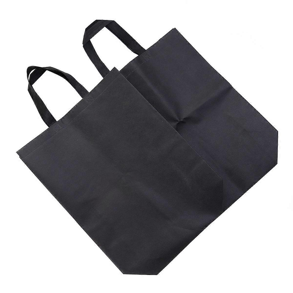 All-Purpose Foldable Bag Non-Woven Fabric Reusable Heavy-Duty Large-Capacity 2Pcs