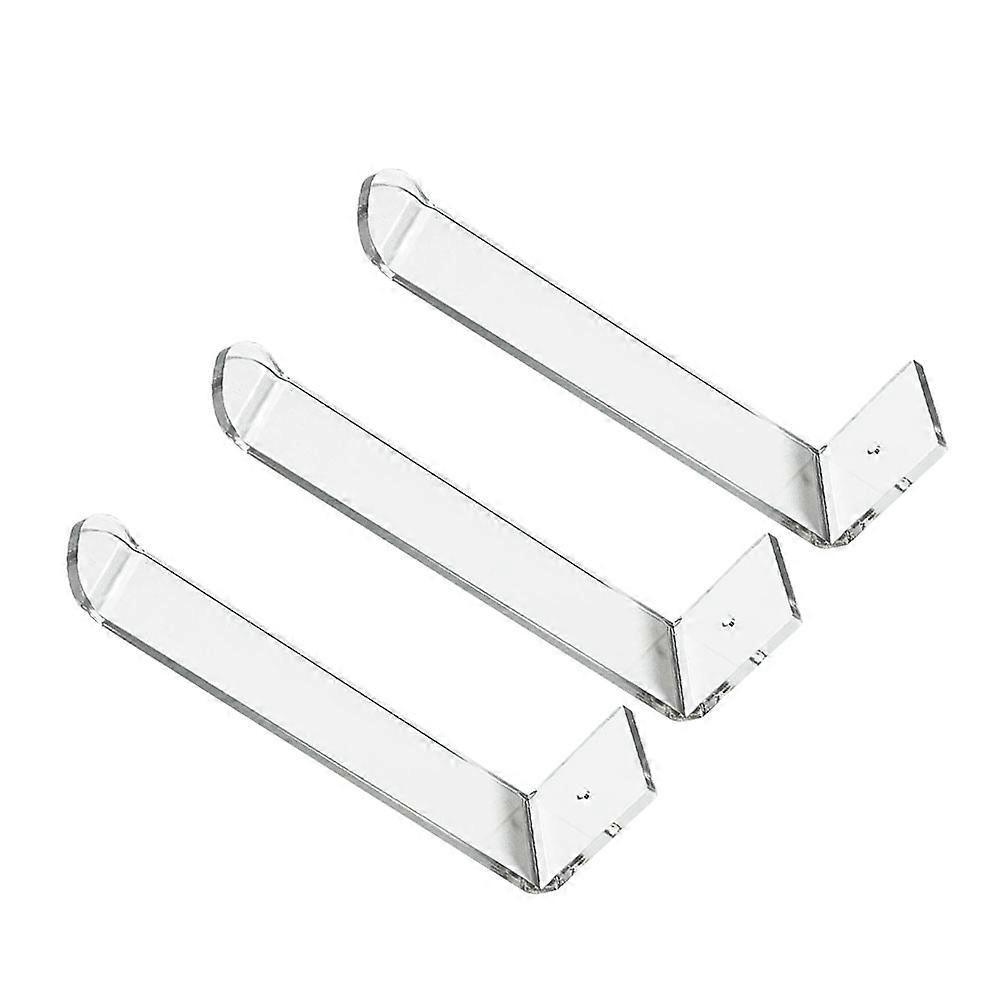 Acrylic Headband Storage Organizer for Wall Mount 9Pcs Transparent Holder