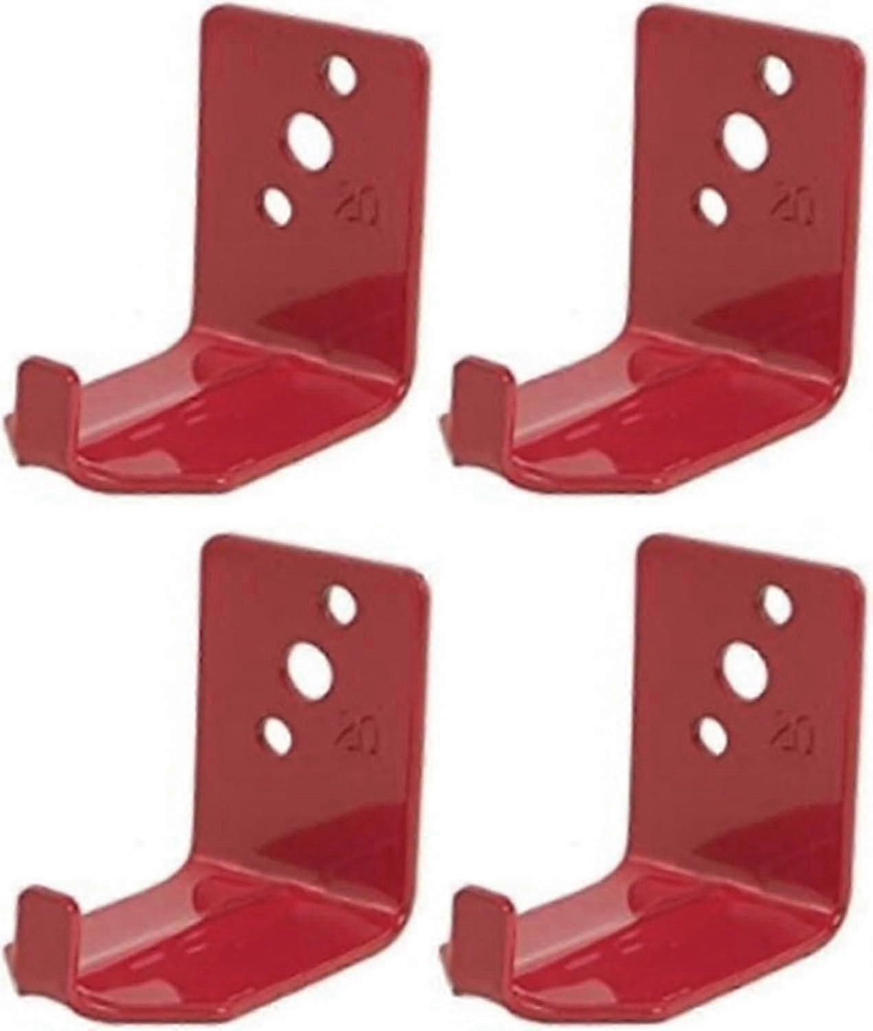 4Pcs στήριγμα τοίχων πυροσβεστήρων μετάλλων, καθολικός κάτοχος γάντζου για τους ξηρούς χημικούς & πυροσβεστήρες νερού (τοίχος/γραφείο/όχημα)